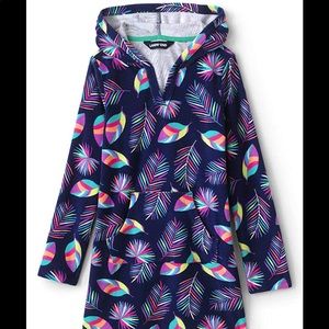 Lands’ End Girls Terry Pullover Cover-up